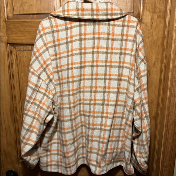 Flannel oversized shacket - Picture 2 of 3